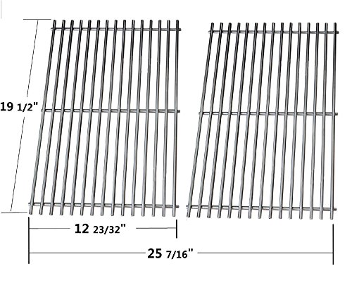 Gs7528 Stainless Steel Cooking Grates Replacement For Weber Genesis E And S Series Gas Grills Models Set Of 2