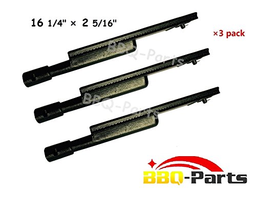 Bbq-parts Cbb4013-pack Cast Iron Barbecue Gas Grill Replacement Burner For Brinkmann Charmglow Igloo And