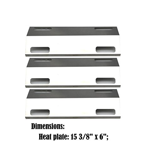 Gas Barbecue Grill Parts 99351 3pack Stainless Steel Heat Plates Replacement For Ducane Affinity Series 3073101 3000 3200 3300 3400 4100 4200 4400 Gas Grill