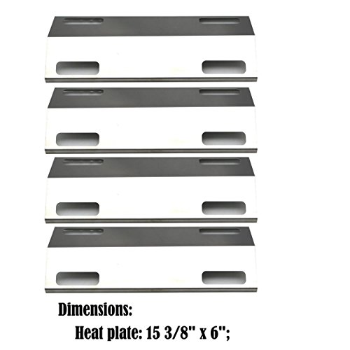 Gas Barbecue Grill Parts 99351 4pack Stainless Steel Heat Plates Replacement For Ducane Affinity Series 3073101 3000 3200 3300 3400 4100 4200 4400 Gas Grill