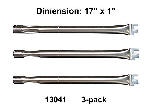 Gas Barbecue Parts Factory 13041 3-pack Replacement Straight Stainless Steel Burner For Bbq Grillware Ducane