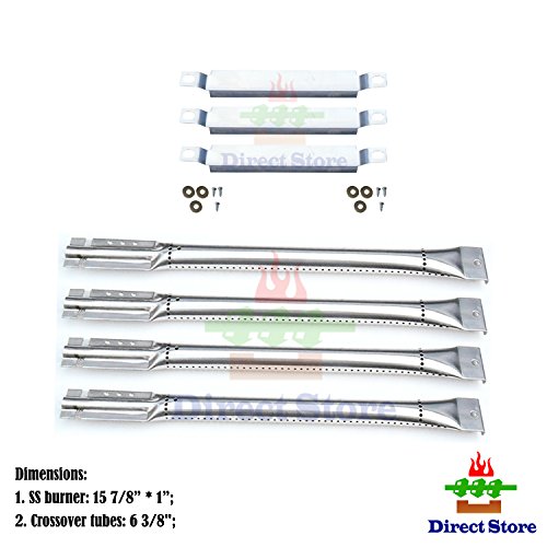 Direct store Parts Kit DG164 Replacement Charbroil Gas Grill Burners and Crossover Tubes -4 pack