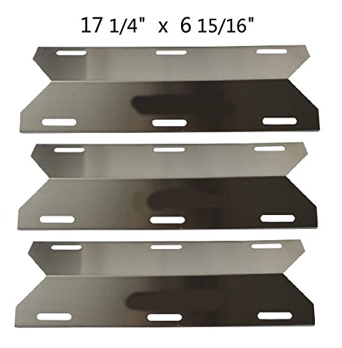 Bbq Energy Stainless Steel Replacement Heat Plate Bbq Gas Grill Heat Shield 91241 3-pack For Charmglow Costco