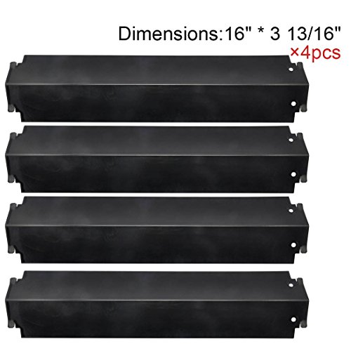The Red Bbq 93321 4-pack Porcelain Steel Heat Plate Replacement For Select Gas Grill Models Charbroil And Others