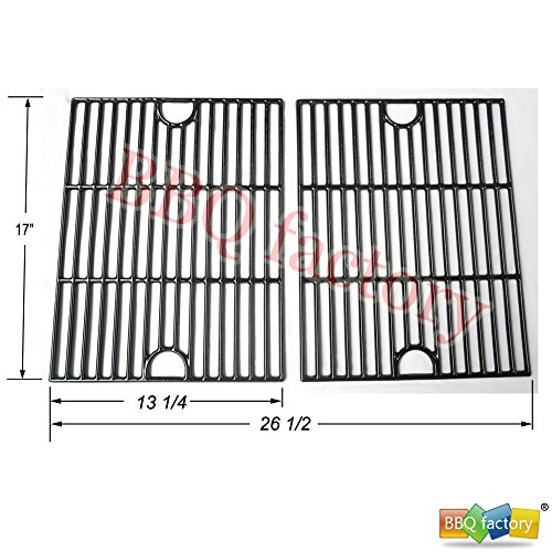 Bbq Factory Jgx192 Porcelain Cast Iron Cooking Grid Grate Replacement For Select Gas Grill Models By Kenmore