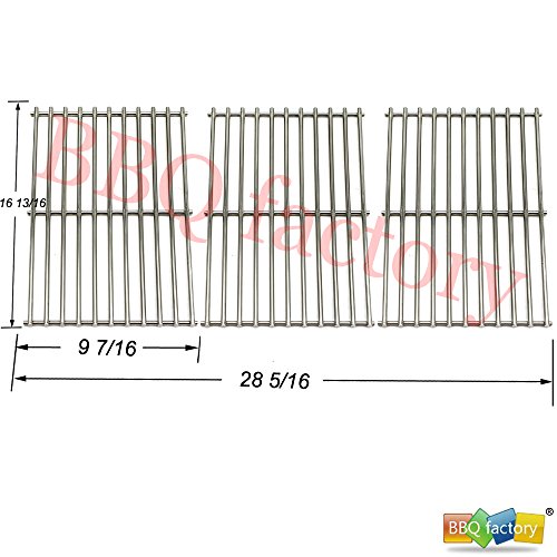 Bbq Factory Replacement Stainless Steel Rod Cooking Gridcooking Grates Jcc193 Set Of 3 For Select Gas Grill Models