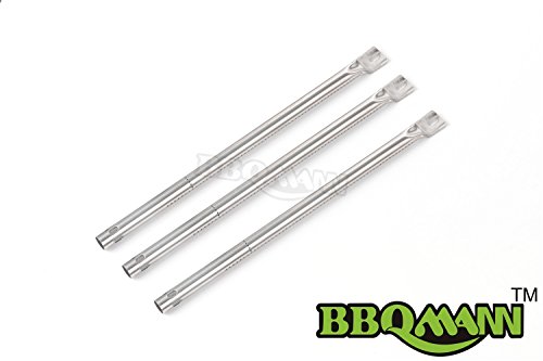 BBQMANN 167313-pack BBQ Pipe Tube Gas Grill Burner Replacement for Select Gas Grill Models By Amana Surefire and Others 17 18x 34