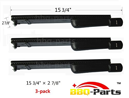 Hongso Cbc301 3-pack Bbq Barbecue Replacement Gas Grill Cast Iron Burner For Aussie Bakers And Chefs Barbeques