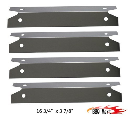 973114-pack Stainless Steel Heat Plate For Brinkmann Charmglow Models Grills