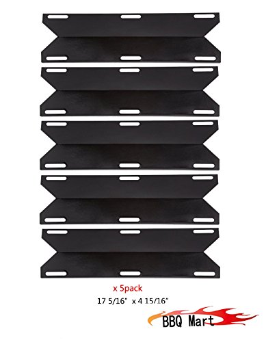 Bbq Mart 930415-pack Porcelain Steel Gas Grill Heat Plate For Charmglow Permasteel Uniflame Charbroil Model