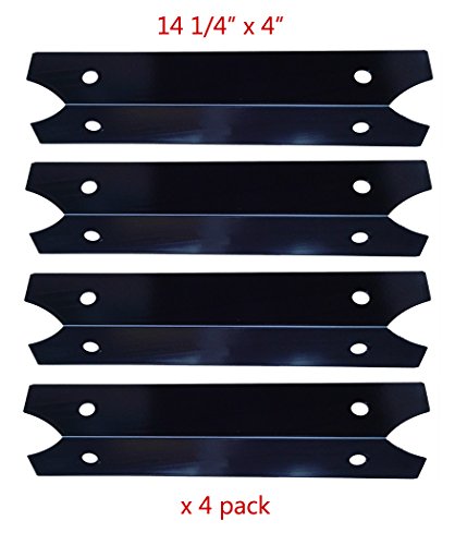 Pp9411 4-pack Porcelain Steel Heat Plate Heat Shield Heat Tent Burner Cover For Select Gas Grill Models By