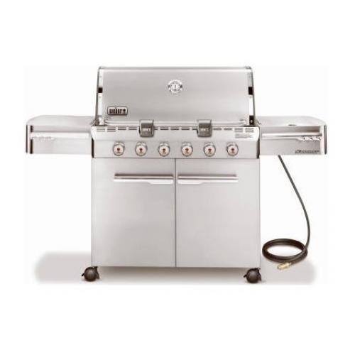 Weber Summit 7420001 S-620 Stainless-steel 838-square-inch 60800-btu Natural-gas Grill