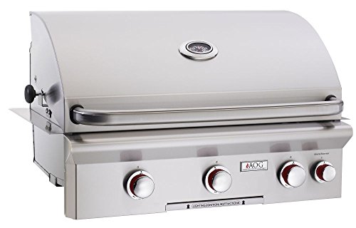 American Outdoor Grill T-Series 30 Inch Built-In Natural Gas Grill With Rotisserie Kit