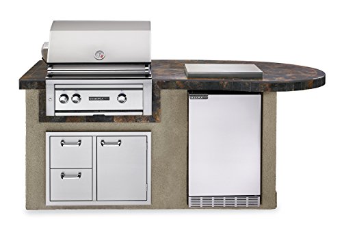 Lynx L2500G Sedona Deluxe BBQ Island with 30-Inch Propane Gas Grill and Rotisserie Falcon Gray