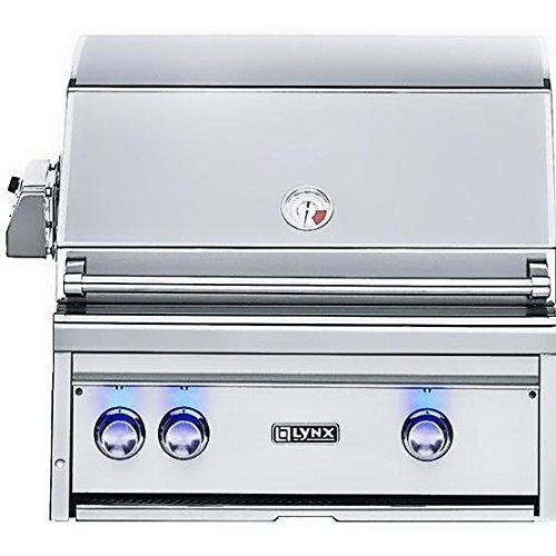 Lynx L27R-2-NG Built-In Natural Gas Grill with Rotisserie 27-Inch