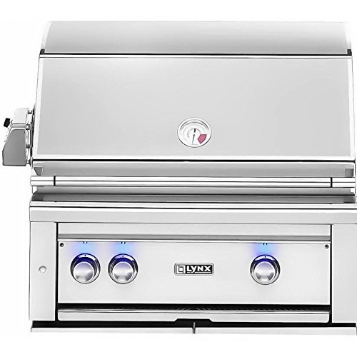 Lynx L30ASR-LP All Pros ear Built-In Propane Gas Grill with Rotisserie 30-Inch