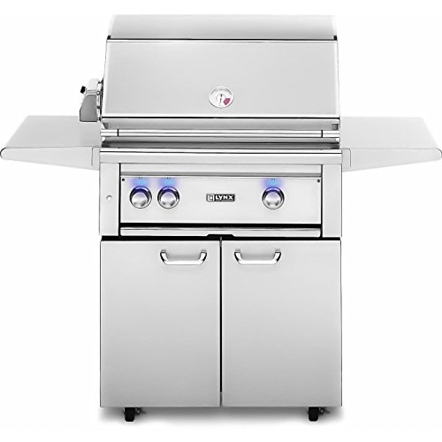 Lynx L30psfr-2-lp Propane Gas Grill-on Cart With Pro Sear Burner And Rotisserie 30-inch