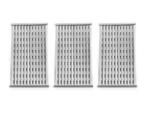 Replace parts 3 Pack Stainless Steel Cooking Grates Replacement for Gas Grill Model Charbroil 463338014463322613169375x 255