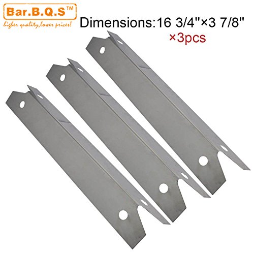 Barbqs Replacement Gas Grill Parts 97311 3 Pack 16 34 Grill Stainless Steel Heat Plate for Brinkmann Charmglow Models Grills