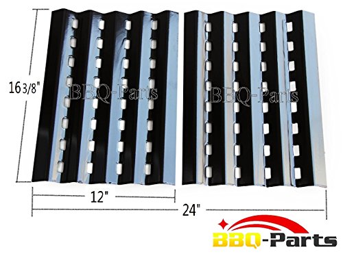 Hongso PPZ242 2-pack Brinkmann Gas Grill Heat Plate Replacement for Lowes Model Grills 16 38