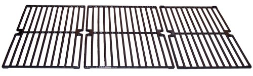 Music City Metals 67233 Gloss Cast Iron Cooking Grid Set Replacement for Select Brinkmann Gas Grill Models