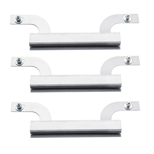 Pitmasters Supply Stainless Steel Crossover Carryover Tube Replacement Parts for 09423 Brinkmann Charmglow Other BBQ Gas Grill Burner 3-pack