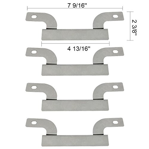 The Red BBQ 094254-pack Stainless Steel crossover tube Replacement for Select Gas Grill Models by Brinkmann Charmglow and Others