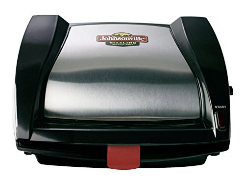 Johnsonville BTG0498 Sizzling Sausage Grill BlackStainless