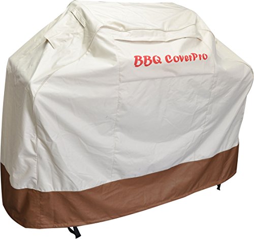 BBQ Coverpro - Waterproof Heavy Duty BBQ Grill Cover 70x24x48xl Beige And Brown For Weber Holland Jenn Air Brinkmann and Char Broil More