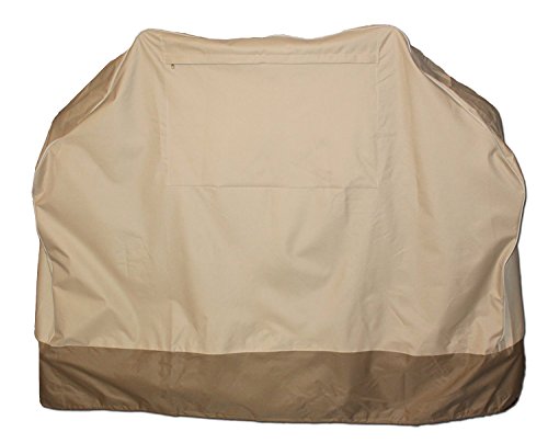 BBQ Grill Cover - Medium Cabana Style -Waterproof -Two Tone -Webber Char-broil Brinkman - 58x24x48