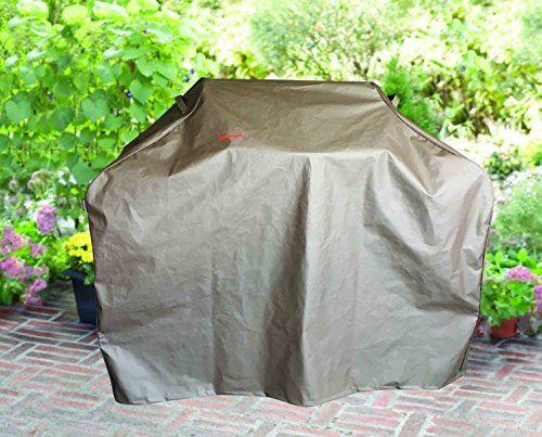 Bbq Coverpro - Waterproof Bbq Grill Cover 55x22x46&quot Brown For Weber Holland Jenn Air Brinkmann And Char Broil
