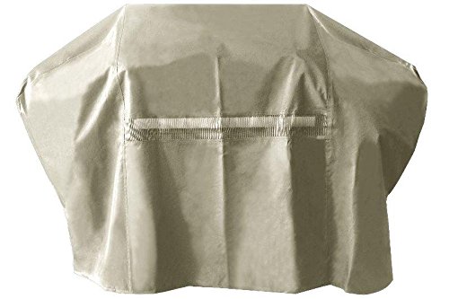 Icover 60 Inch Heavy-duty Water Proof Patio Outdoor Khaki Oxford Bbq Barbecue Smokergrill Cover G22604 For Weber