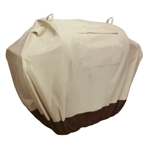 KHOMO GEAR - SAHARA Series - Waterproof Heavy Duty BBQ Grill Cover - Medium 58 x 24 x 48 - Different Sizes Available - Compatible with Weber Genesis Holland Jenn Air Brinkmann Char Broil Kenmore More