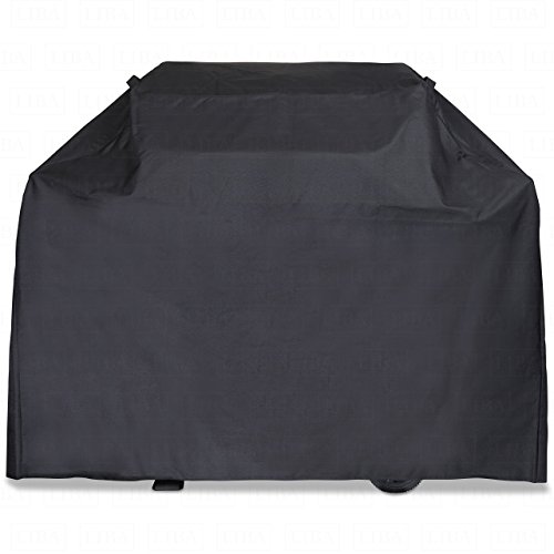 LiBa BBQ Grill Cover Medium 58-Inch Waterproof 600D Heavy Duty Gas Grill Cover for Weber Brinkmann Char Broil Holland and Jenn Air
