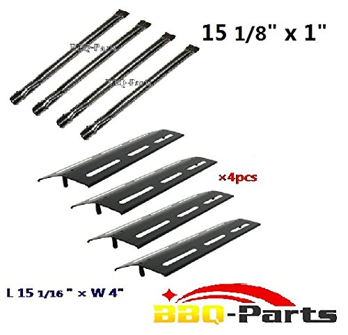 Bbq-parts Kenmore Replacement Kit Burners Heat Plates P01708034e,p02008010a,p02008029a,4 Pack