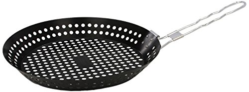 Coleman C04p414 12-inch Round Bbq Grill Pan Steel With Non-stick Paint And Chrome Plated Steel Handle discontinued