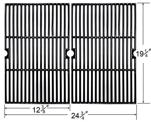 62152 Set Of 2 Porcelain Coated Cast Iron Cooking Grid For Aussie Brinkmann Bbq Grillware Charmglow Costco