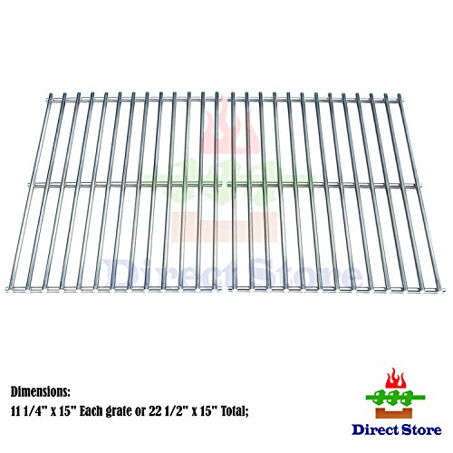 Direct Store Parts Ds112 Solid Stainless Steel Cooking Grids Replacement Weber Bbq Stainless Steel Cooking Grill