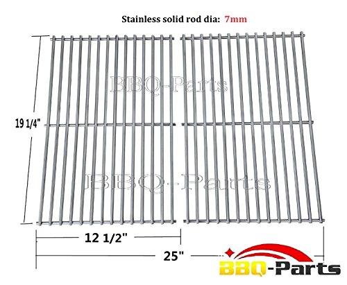 Hongso Scs612 Bbq Stainless Steel Wire Cooking Grid Replacement For Select Brinkmann Charmglow And Turbo Gas