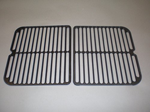 Music City Metals 64242 Gloss Cast Iron Cooking Grid Replacement For Gas Grill Model Bbq Tek Gpf2424ae Set Of 2