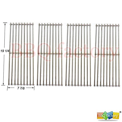 bbq factory Stainless Steel Wire Cooking Grid JCX5314-pack Replacement for Select Gas Grill Models by Nexgrill Perfect Flame and Others