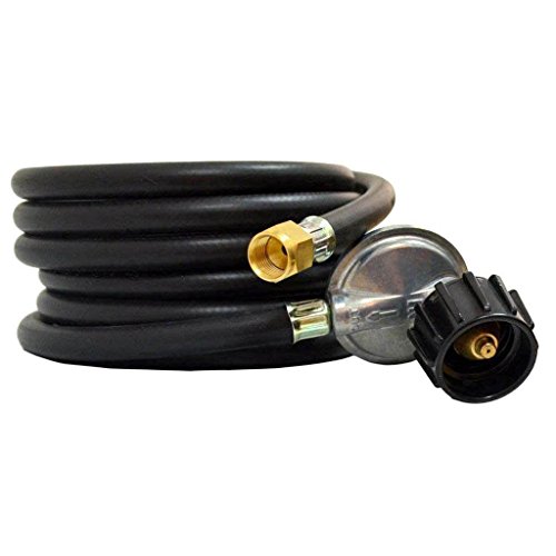 Onlyfire Universal Qcc1 Low Pressure Propane Regulator Grill Replacement With 12 Ft Hose For Most Lp Gas Grill