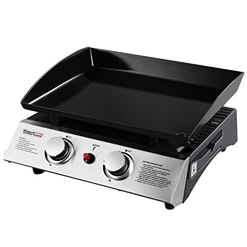 Royal Gourmet PD1200 Portable 2-Burner Propane Gas Grill Griddle