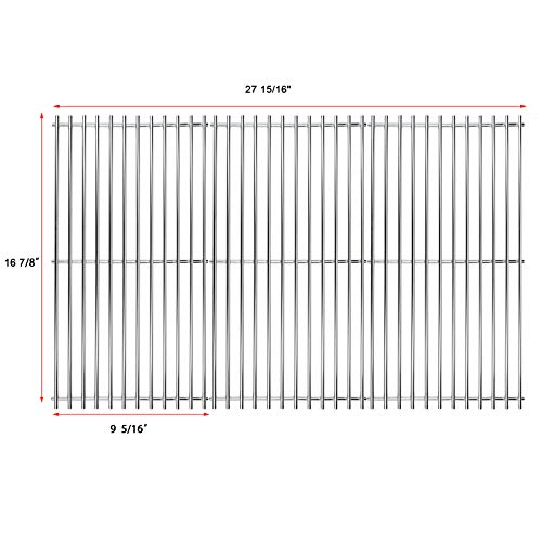 Uniflasy Cooking Grid Grates for Charbroil 463420508 463420509 463420511 463436213 463436214 463436215 463440109 463441312 463441514 Thermos 461442114 16 78 Stainless Steel Grill Grates