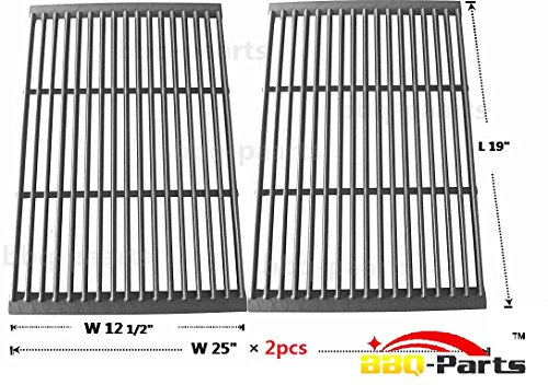 Bbq-parts Pcf662 Porcelain Cast Iron Cooking Grid Grate Replacement For Brinkmann Charbroil And Charmglow And