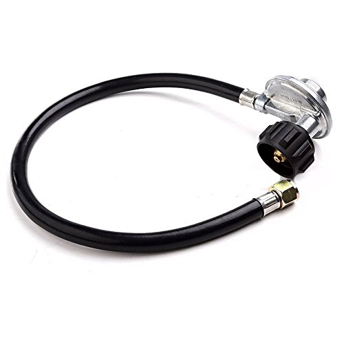 Shinestar 24 Inches Qcc1 Hose And Regulator Kit For Fire Pit Table And Lp Gas Grill38&quot Female Flare Nut Csa