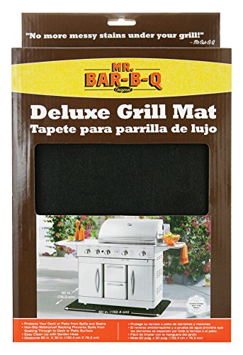 Mr Bar-B-Q Inc 40124X Large BBQ Grill Mat 30-Inch by 60-Inch