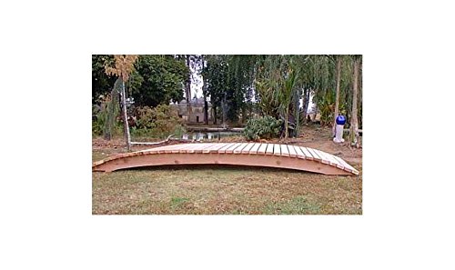 12 Ft Span Garden Bridge Hand Crafted In Solid Redwood 12 Ft No Post Bridge