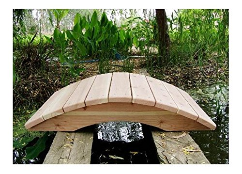 4 Ft Redwood Garden Bridge - No Posts 4 Ft No Posts Bridge