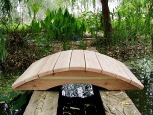 Emerson Redwood Garden Bridge Size - 4 feet